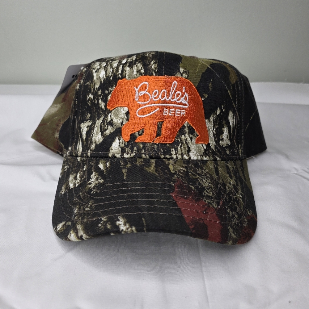 Beale's BEER Mossy Oak Brand Camo Strapback Hat